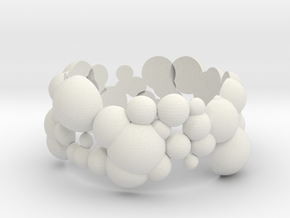 bubble ring in White Natural Versatile Plastic