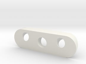 Shaft Seal Cover v2 in White Natural Versatile Plastic