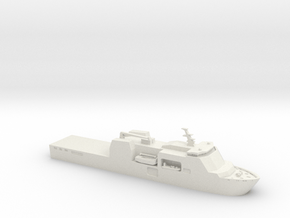 1/700 Scale Vard 7 313 Multi Role ship in White Natural Versatile Plastic