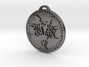 Demon Hunter Class Medallion in Processed Stainless Steel 316L (BJT)