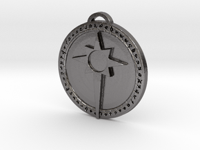 Argent Crusade Faction Medallion in Processed Stainless Steel 316L (BJT)