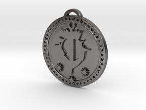 Kul Tiras Faction Medallion (Original) in Processed Stainless Steel 316L (BJT)
