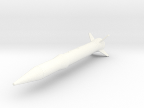 Rafael Blue Sparrow Target Missile in White Smooth Versatile Plastic: 1:32