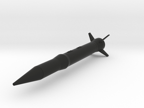Rafael Blue Sparrow Target Missile in Black Smooth Versatile Plastic: 1:32