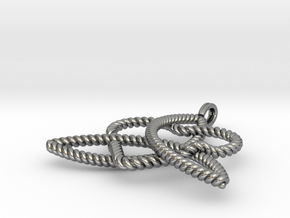 The Love Knot in Antique Silver