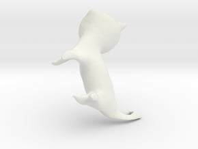 Finished cat in White Natural Versatile Plastic