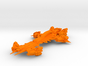 Kneall Punisher in Orange Smooth Versatile Plastic