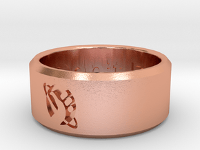 Hitchhikers Guide to the Galaxy Ring in Natural Copper: 10 / 61.5