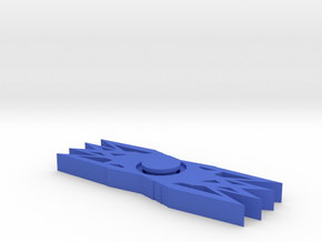  custom fidget spinner in Blue Processed Versatile Plastic: Medium