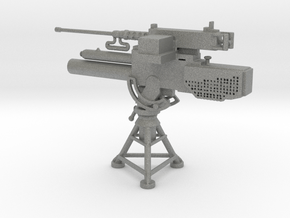 1/32 Scale Mk 2 81mm Mortar with 50 Cal in Gray PA12