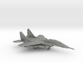 MiG-29UB Fulcrum (Loaded) in Gray PA12: 6mm