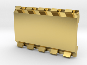 "ALLIANCE" GREEBLIE - HYPERDRIVE CHASSIS Part 4 in Polished Brass
