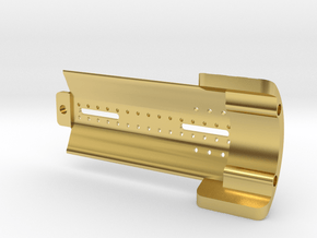 "ALLIANCE" BOARD COVER - HYPERDRIVE CHASSIS Part 5 in Polished Brass