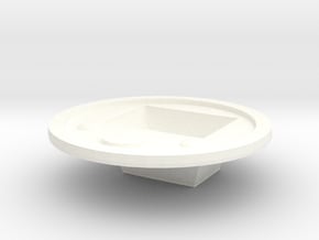 FryLid in White Smooth Versatile Plastic