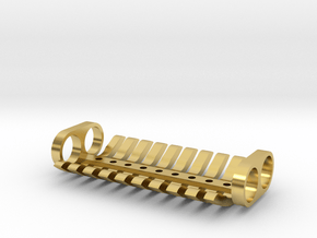 "ALLIANCE" CC GRILL - HYPERDRIVE CHASSIS Part 7 in Polished Brass