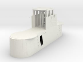 1/24 US Gato - Conning Tower in White Natural Versatile Plastic
