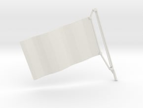1/24 US Gato - Flag in White Natural Versatile Plastic