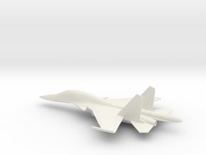 Sukhoi Su-34 Fullback (w/o landing gears) in White Natural Versatile Plastic: 1:200
