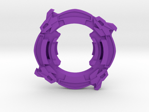 Beyblade Cyber Draciel | Anime Attack Ring in Purple Processed Versatile Plastic