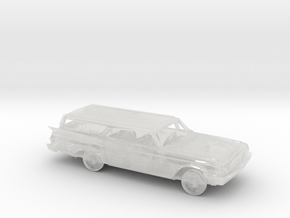 1/160 1960 Chrysler NewYorker Pilarless Wagon Kit in Clear Ultra Fine Detail Plastic