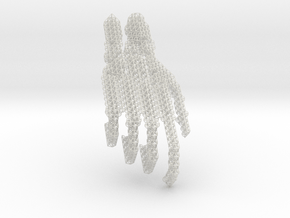 Prosthetic Hand in White Natural Versatile Plastic