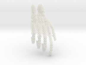 Prosthetic Hand in White Smooth Versatile Plastic