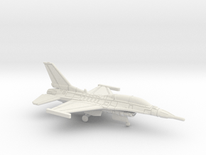 F-16D Viper (Clean) in White Natural Versatile Plastic: 6mm