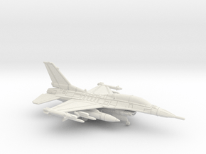 F-16D Viper (Loaded) in White Natural Versatile Plastic: 1:200