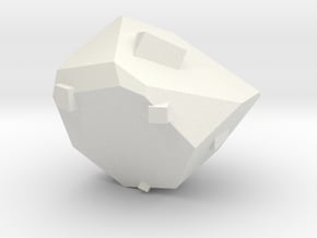 Retro Carbon Ore [Large] in White Natural Versatile Plastic