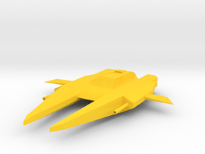 Raven [Large] in Yellow Smooth Versatile Plastic
