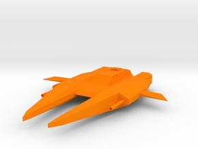 Raven [Large] in Orange Smooth Versatile Plastic