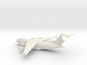 Boeing C-17 (w/o landing gears) in White Natural Versatile Plastic: 1:350