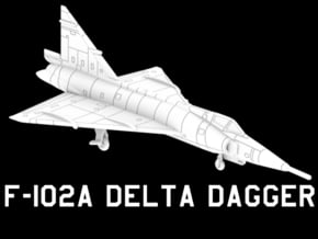 F-102A Delta Dagger (Clean) in White Natural Versatile Plastic: 1:220 - Z