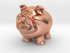 The Great Piggy Bank Adventure in Natural Copper: Small