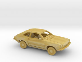 1/72 1972 Ford Pinto Coupe Kit in Tan Fine Detail Plastic