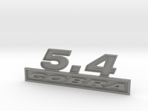 54-COBRA Fender Emblem in Gray PA12 Glass Beads