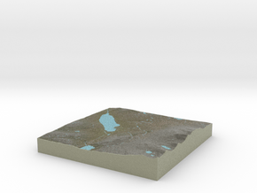 Terrafab generated model Tue Nov 05 2013 12:43:30  in Full Color Sandstone