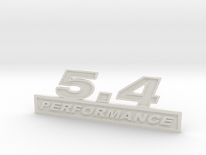 54-PERFORMANCE Fender Emblems in White Natural Versatile Plastic