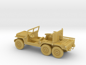 1/72 Scale 6x6 Jeep T14 37mm Gun Carrier in Tan Fine Detail Plastic