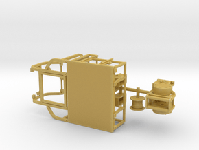1/64th Rops and accessories for Fire Dozer in Tan Fine Detail Plastic