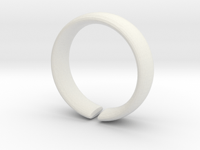 ring in White Natural Versatile Plastic