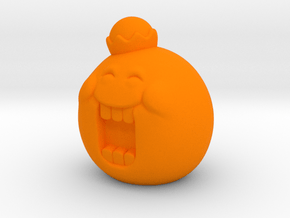 Funny Face - Orange in Orange Processed Versatile Plastic