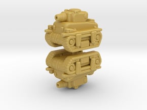 Metal Slug Rebel Tanks 6mm vehicle miniature model in Tan Fine Detail Plastic