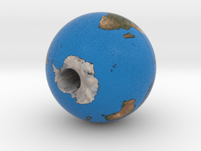 Earth with equator  in Full Color Sandstone