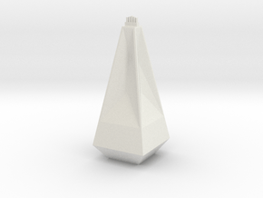 Star Trek - Temple Obelisk in White Natural Versatile Plastic