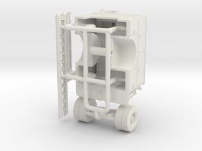 1/64 Engine Body High Side Doors All Side Ladder R in White Natural Versatile Plastic