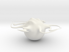 Medúza in White Natural Versatile Plastic