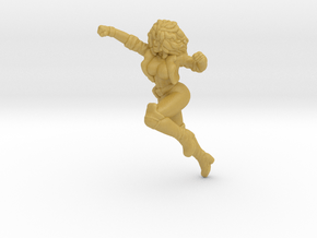 Rogue HO scale 20mm miniature model figure heroine in Tan Fine Detail Plastic