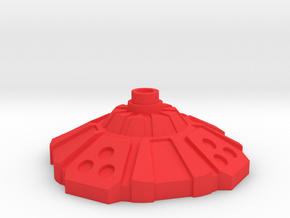 Beyblade Hole Flat Grip Blade Base | BAKUTEN  in Red Processed Versatile Plastic