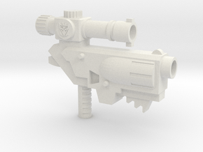 Classic Mega Blaster in White Natural Versatile Plastic